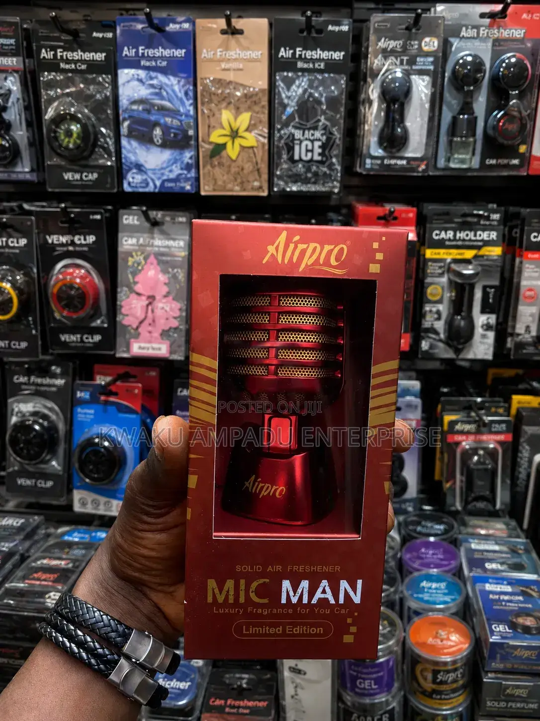 Airpro Mic Man Air Freshener – Velvet Mask