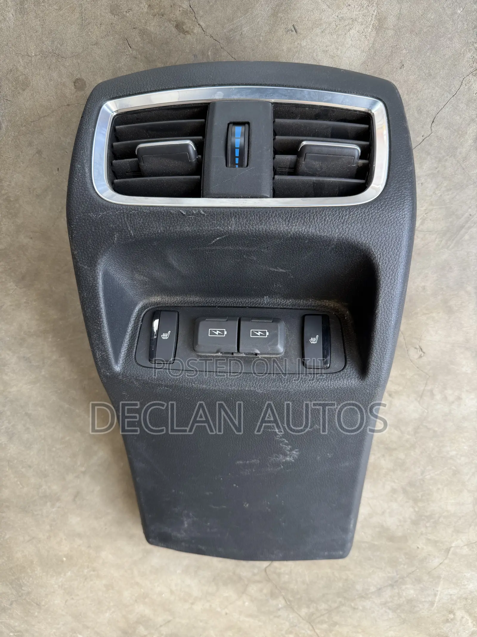 2019 - 2024 RDX Console Back Trim Cover Panel W/ Ac Air Vent Grille