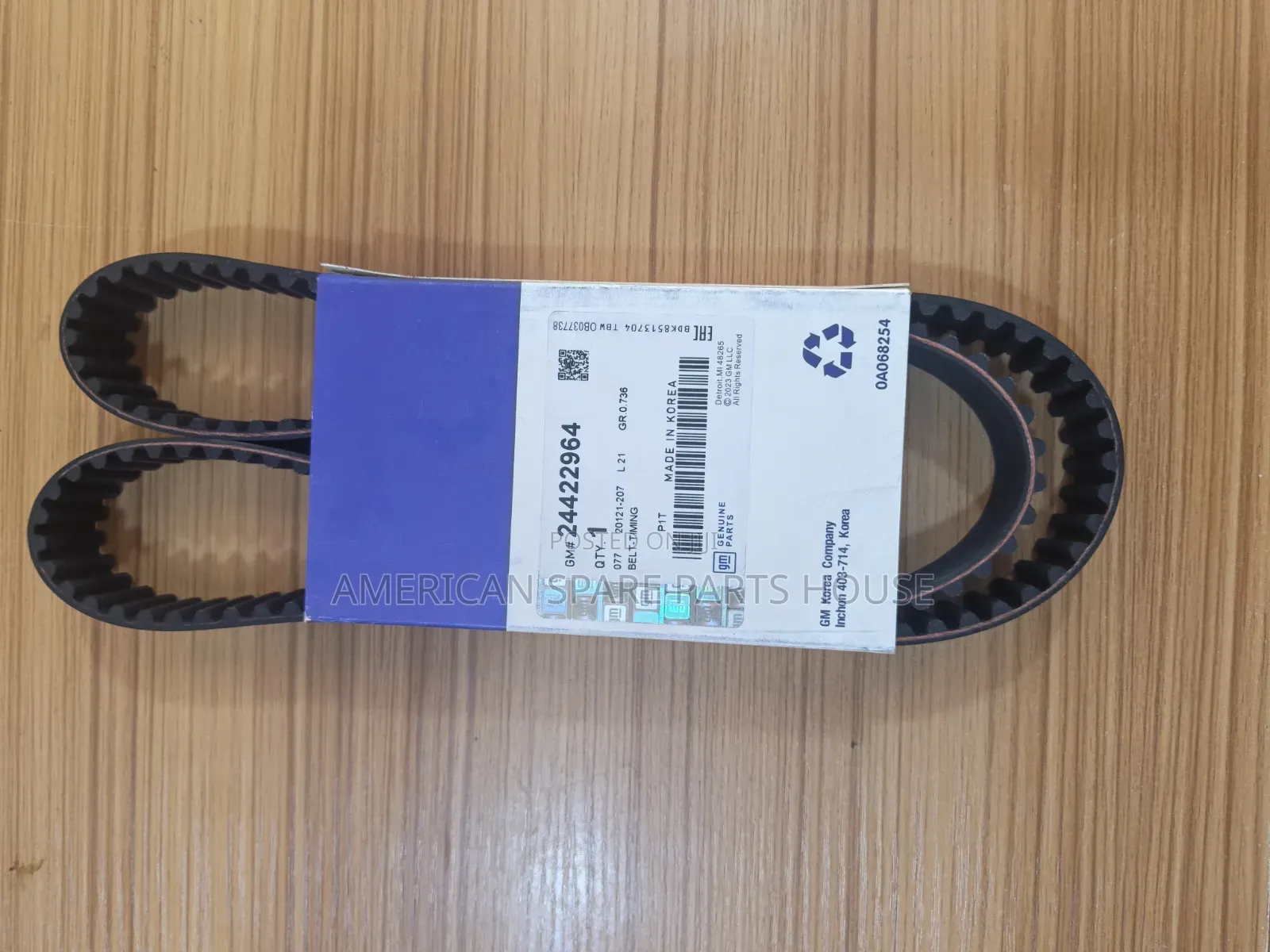 Genuine Oem Engine Timing Belt for Chevrolet