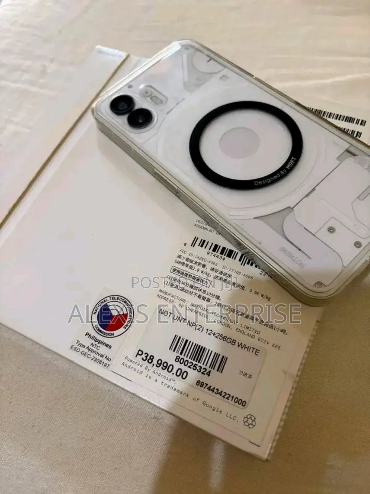 New Nothing Phone 2 256 GB White