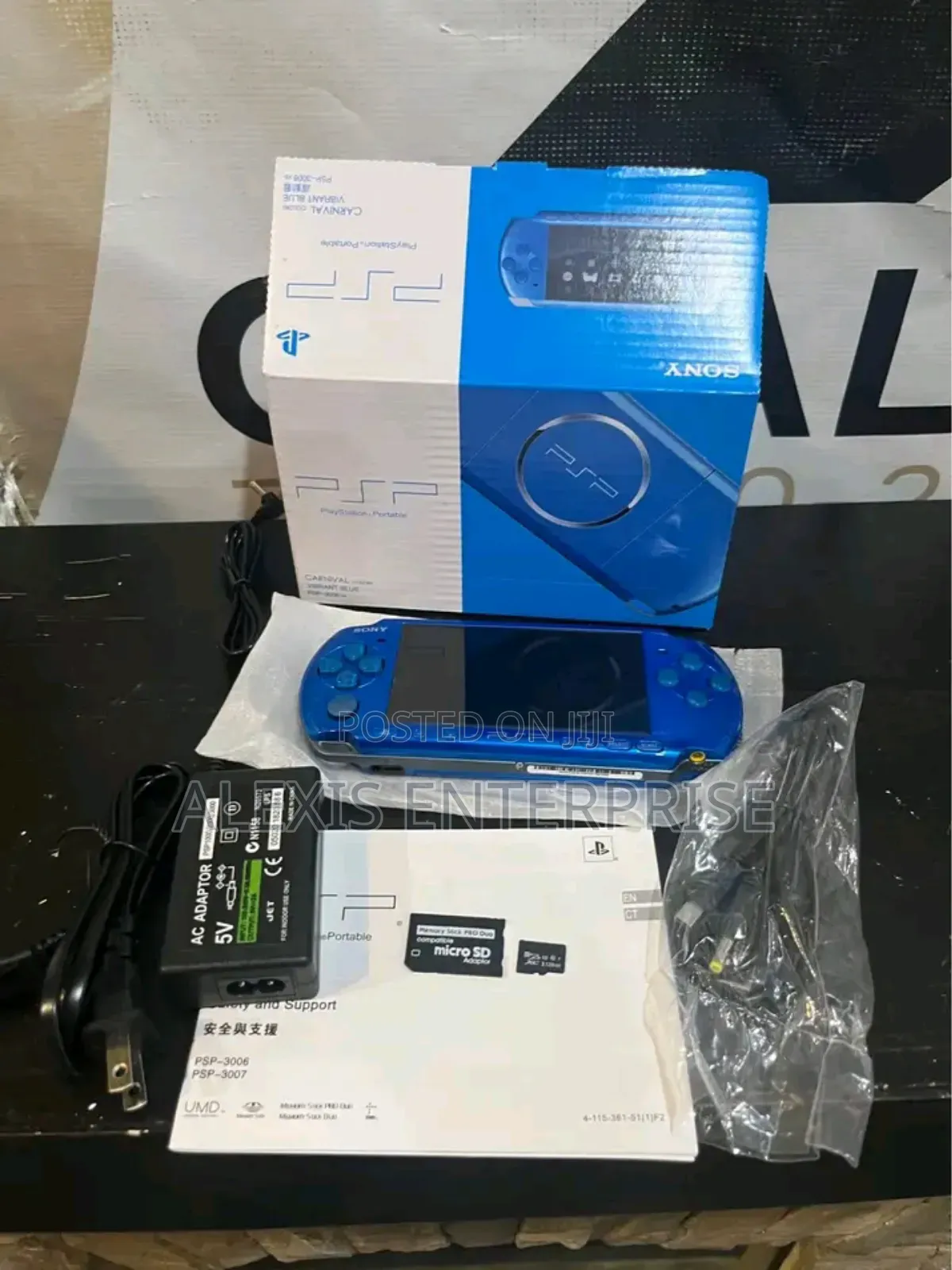 PSP Blue in Box