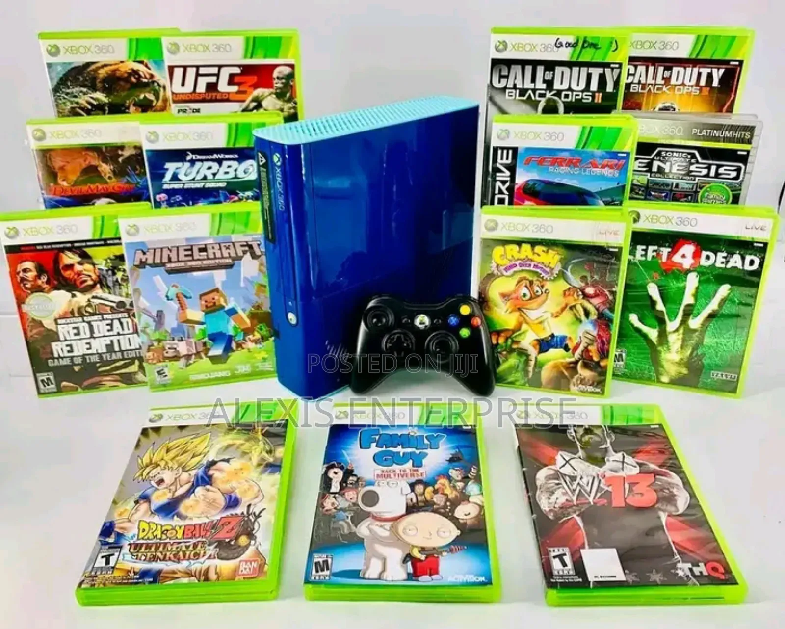 Xbox 360 With Cd Games