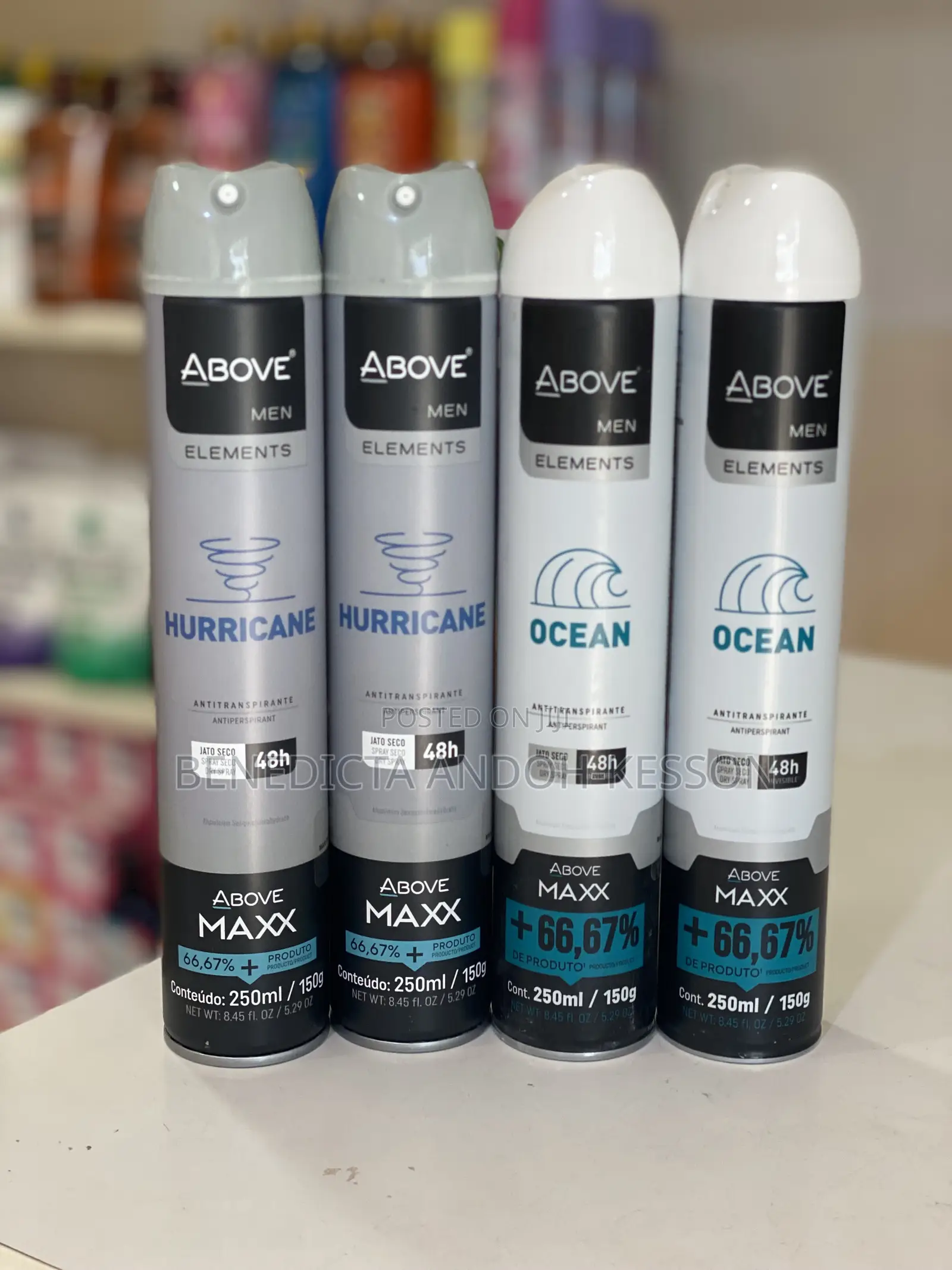 Above Hurricane and Ocean Deodorant