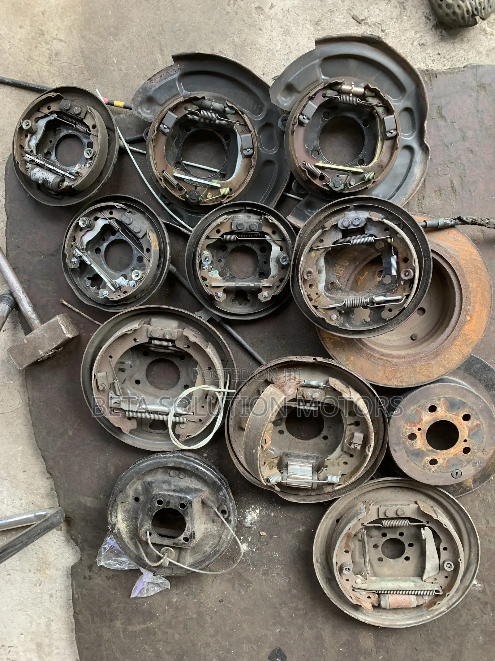 Brake Shoe and Rooter Discs