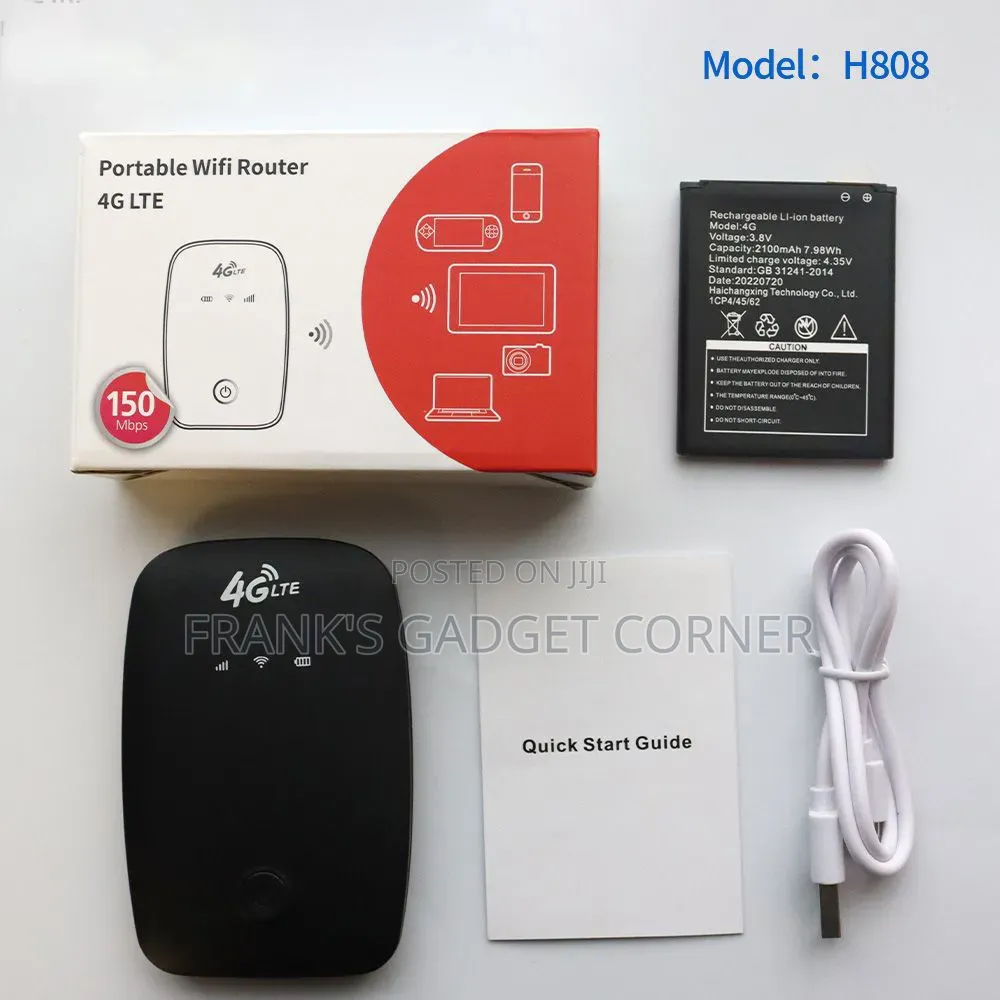 Portable Wireless Router With Sim Card Slot