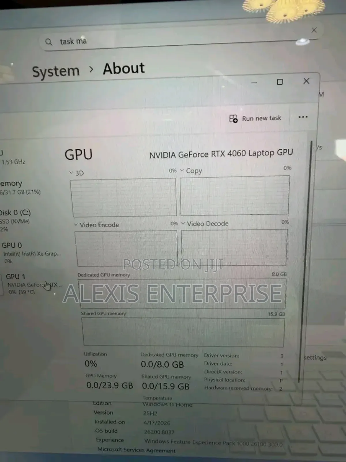 New Laptop HP Pavilion 15 32GB Intel Core i7 SSD 1T