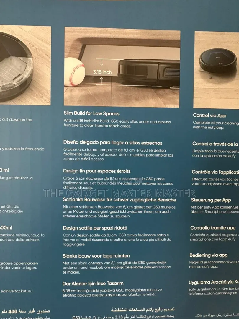 Eufy G50 Hybrid Robot Vacuum With Mop