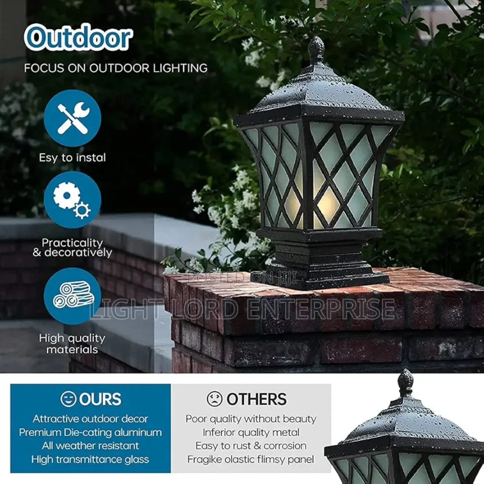 Anti Rust Gate Light