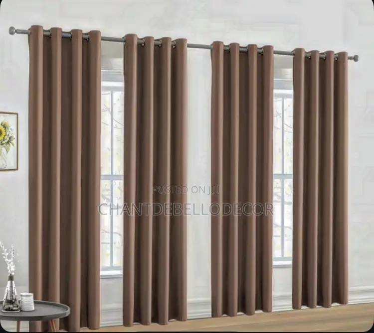 Transform Your Windows With This 4 Panels Brown Blackout Curtains 4pcs