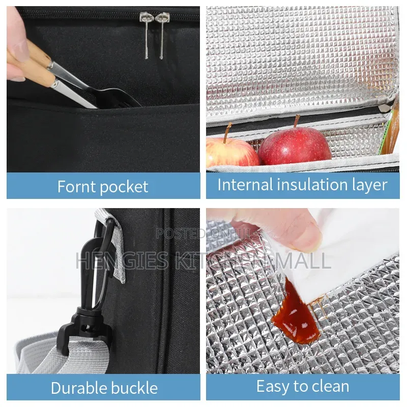 Insulated Lunch Bag With Shoulder Strap