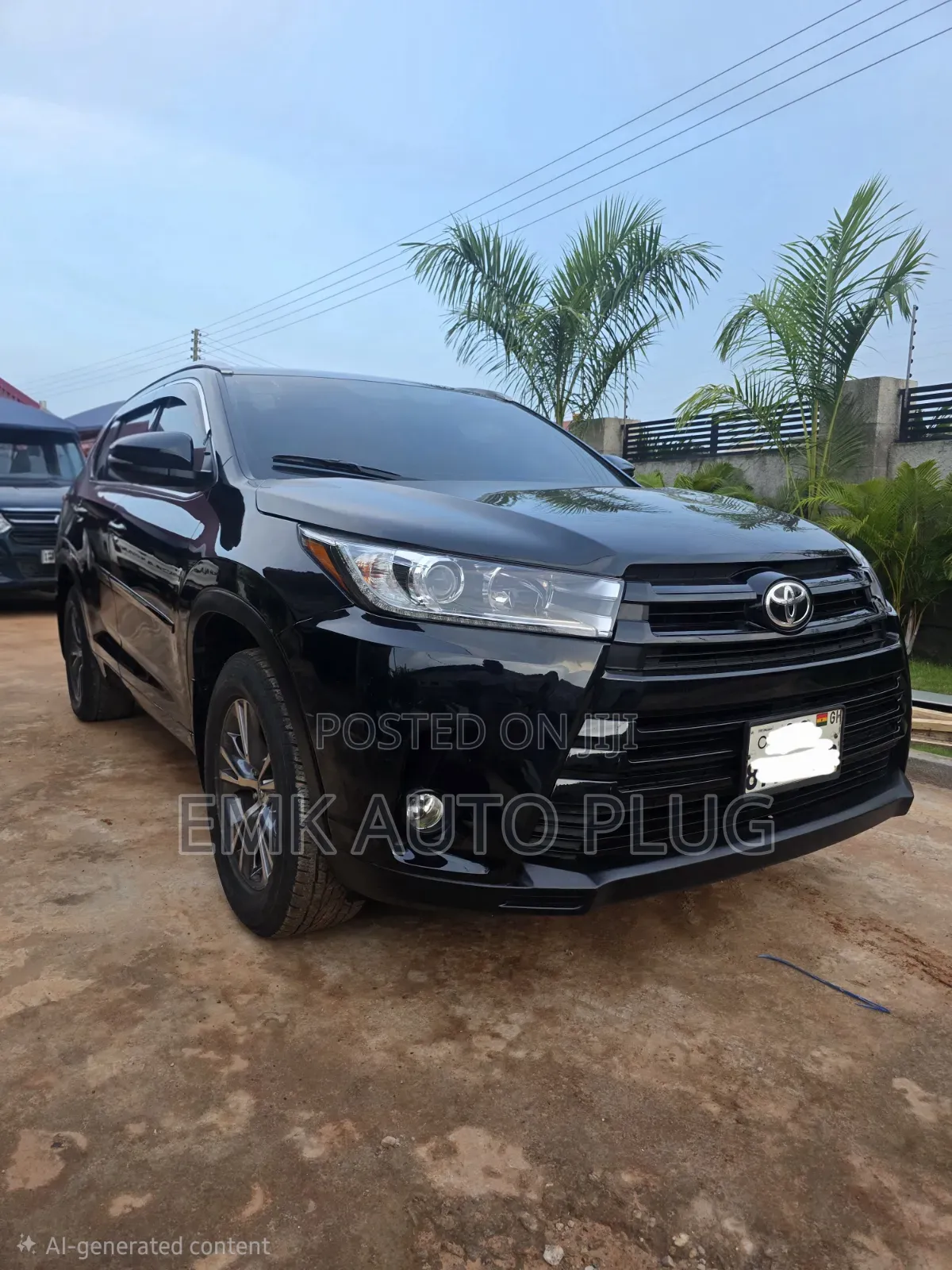 Toyota Highlander LE 4dr SUV AWD (3.5L 6cyl 6A) 2015 Black