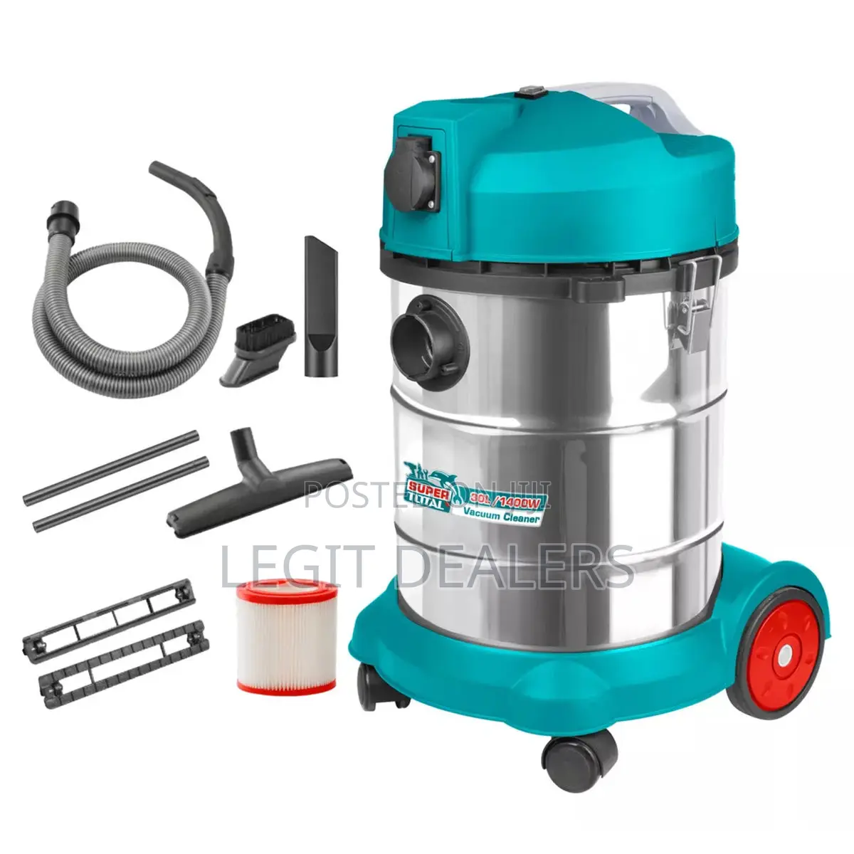 Total Vacuum Cleaner 30litres, 1400watts