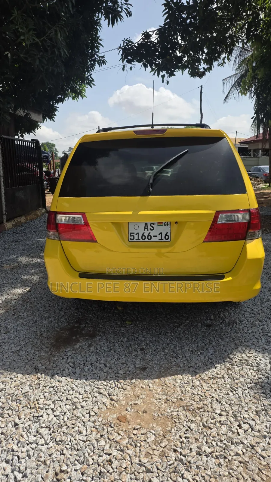 Honda Odyssey 2.4 4WD 2007 Yellow