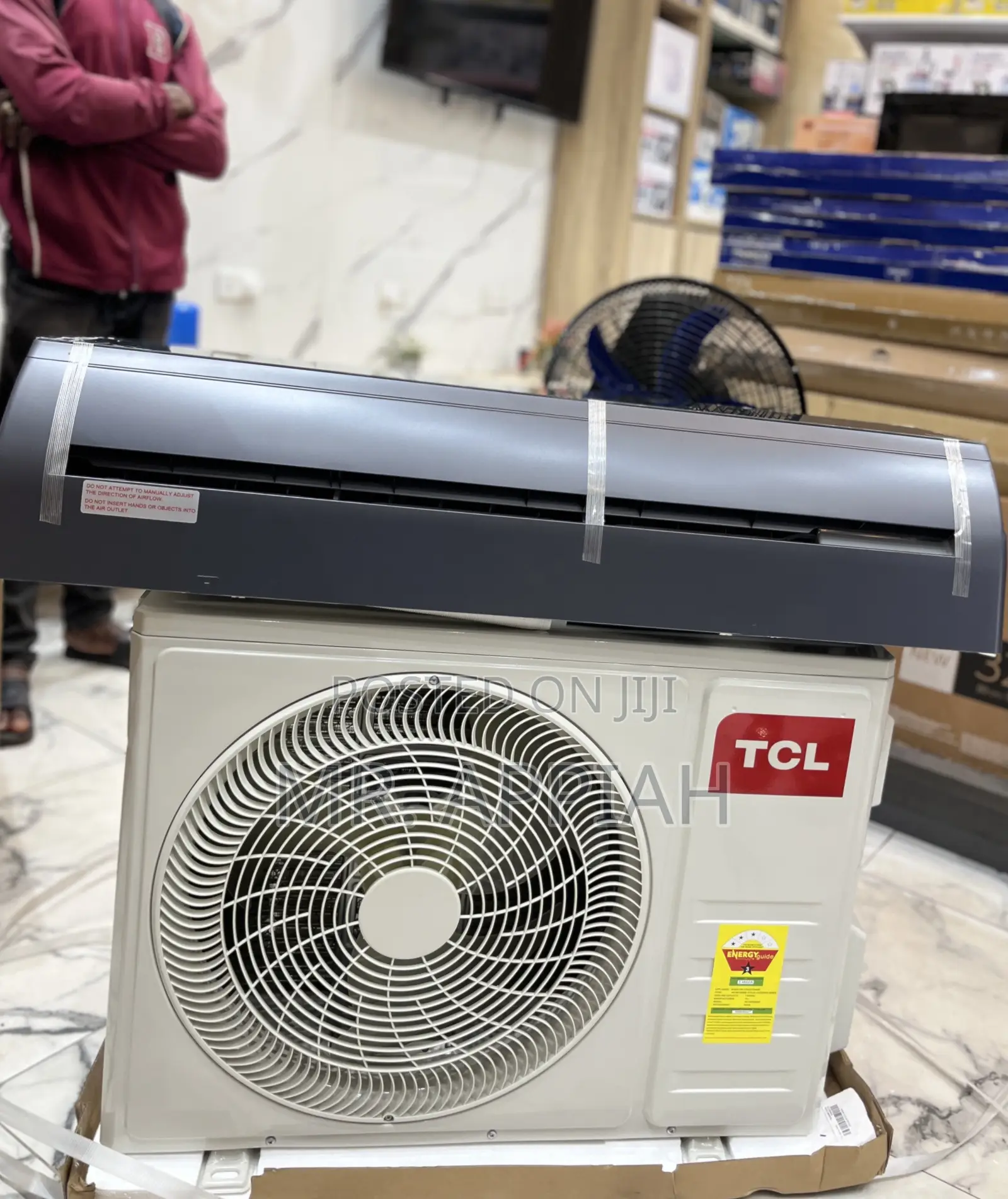 Original Tcl 1.5hp Air Conditioner(Black)Mirror,R410 Gas