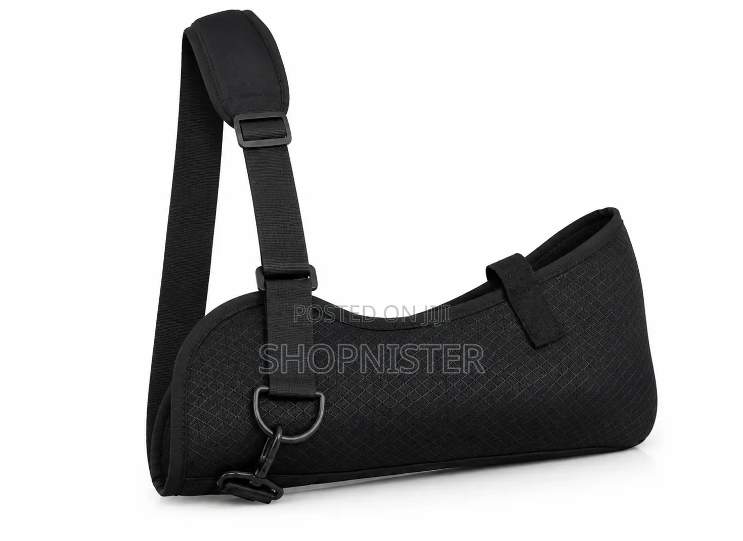 Black Arm Sling With Padded Shoulder Strap