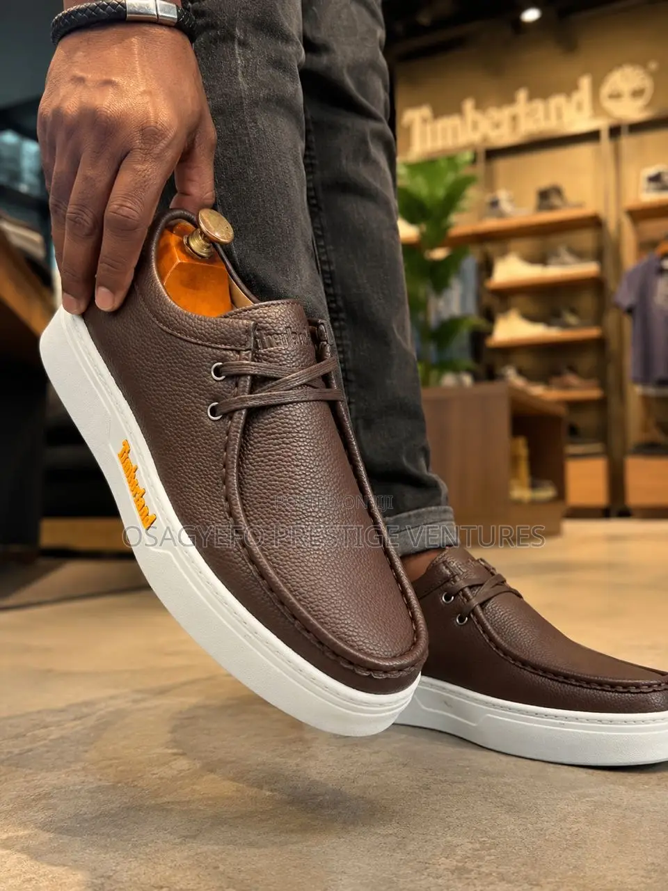 Timberland Men’S Casual Leather Moc-Toe Sneakers 