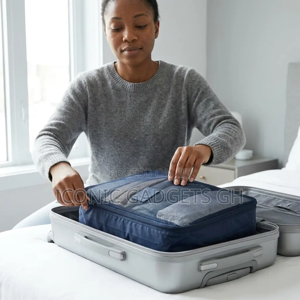 Premium 6-in-1 Travel Luggage Organizer Set