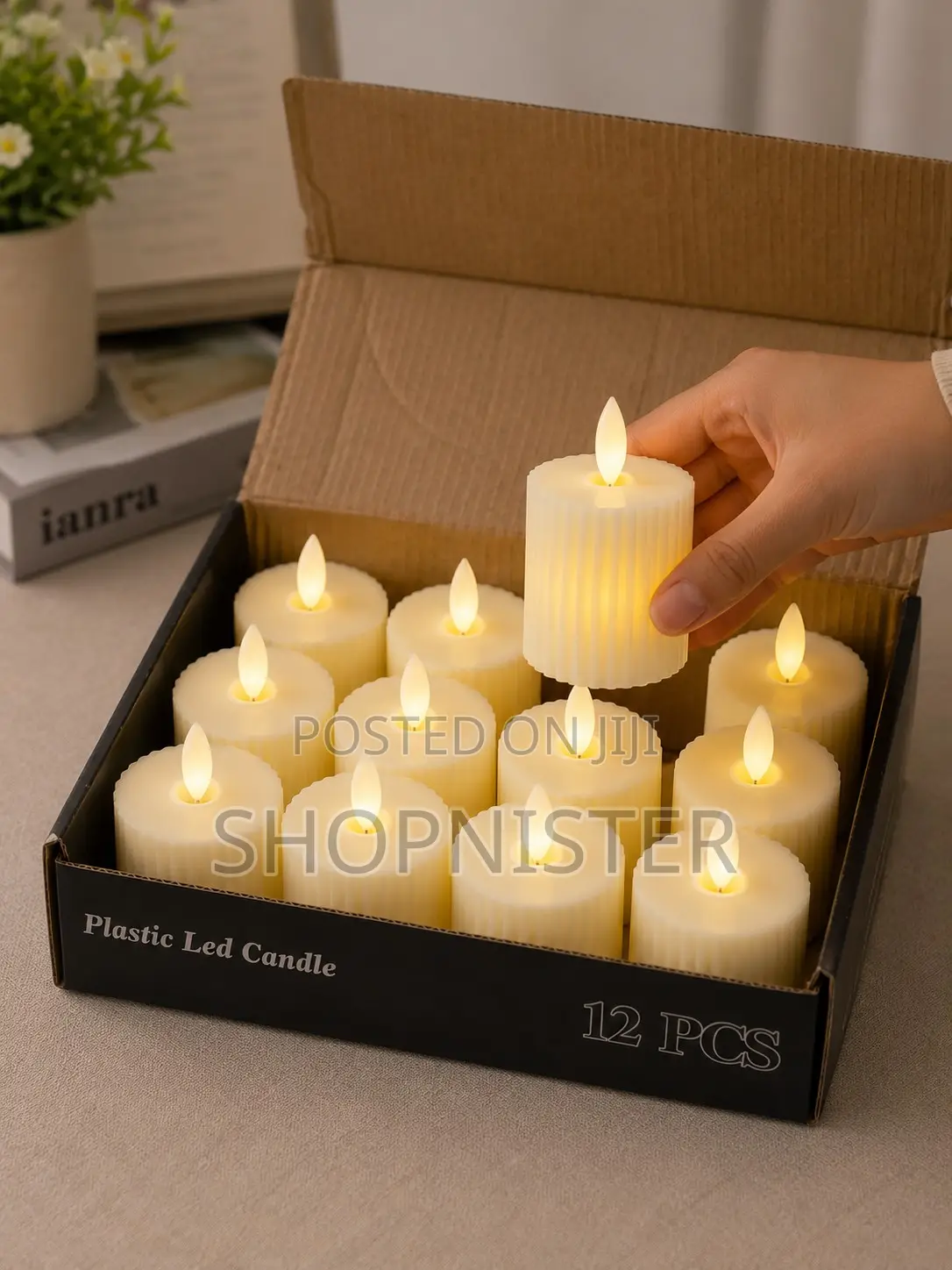12pcs Led Flameless Candle Set – Battery Operated Decorative Candles
