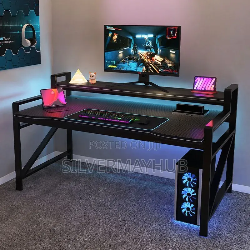 Gaming Studio Desk With Monitor Stand