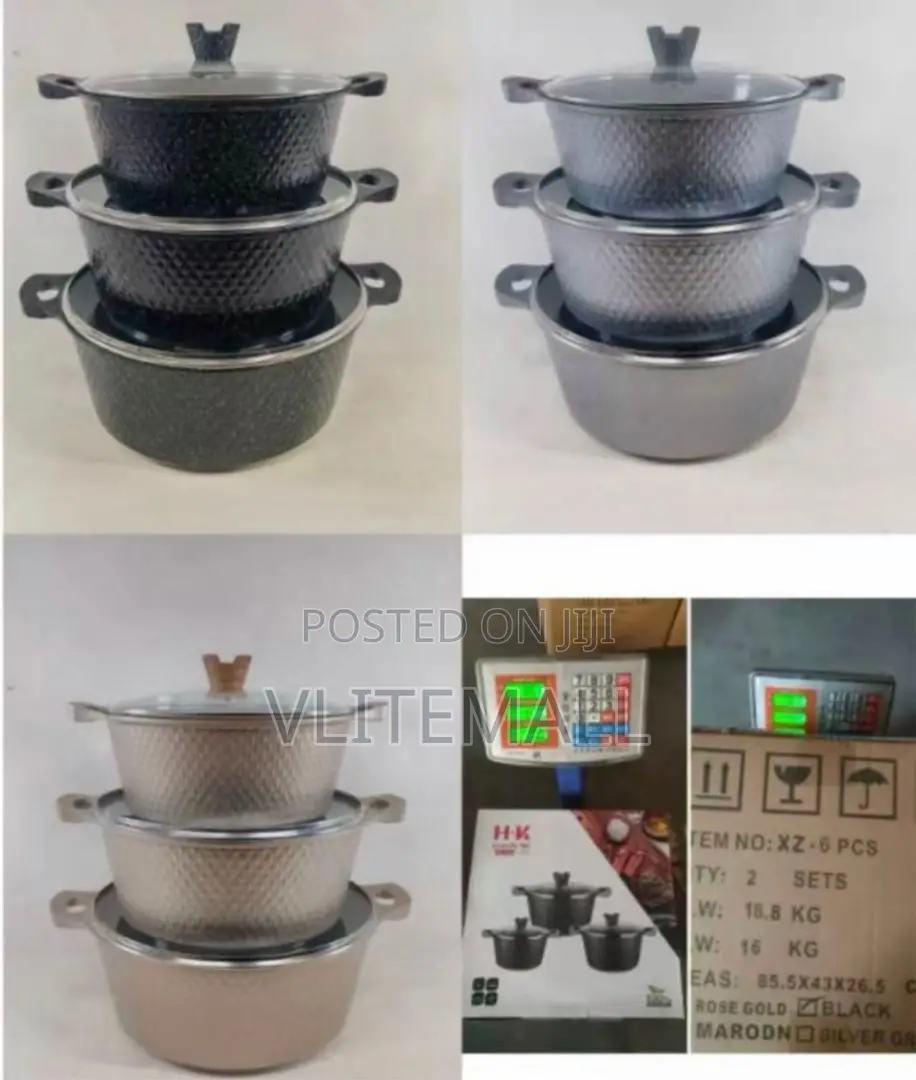 H-k Granite Non-stick Cookware Set
