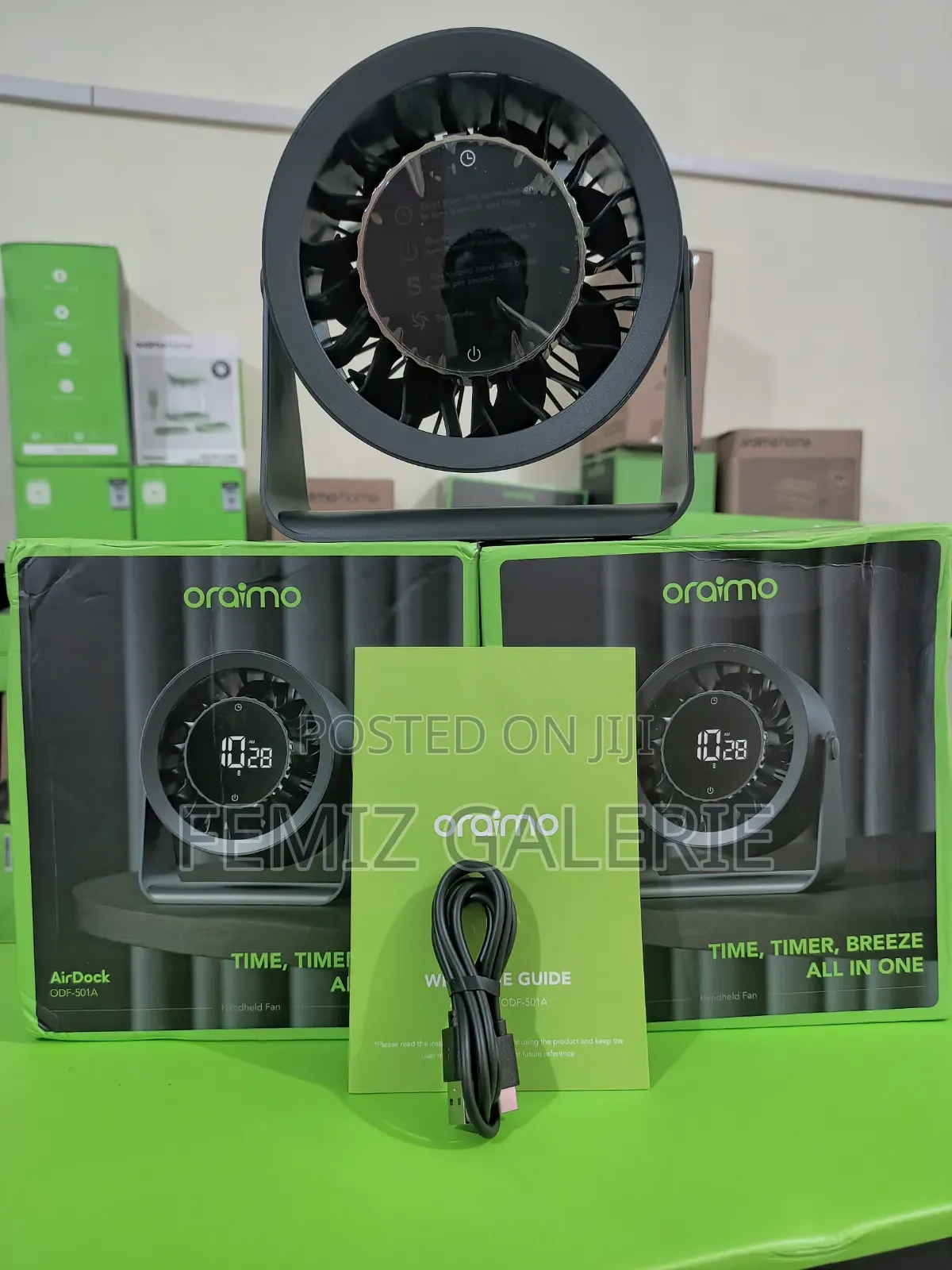 Oraimo Airdock Strong Airflow Portable Desktop Fan