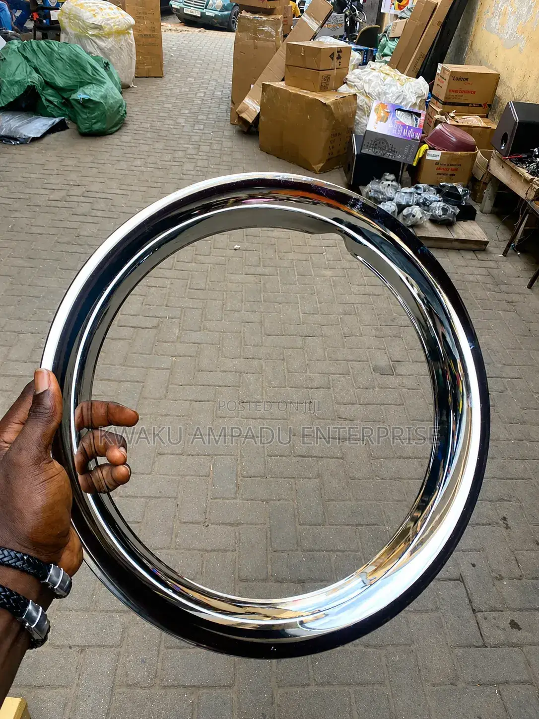 Universal Chrome Wheel Trim Ring 13", 14", 15" 16"