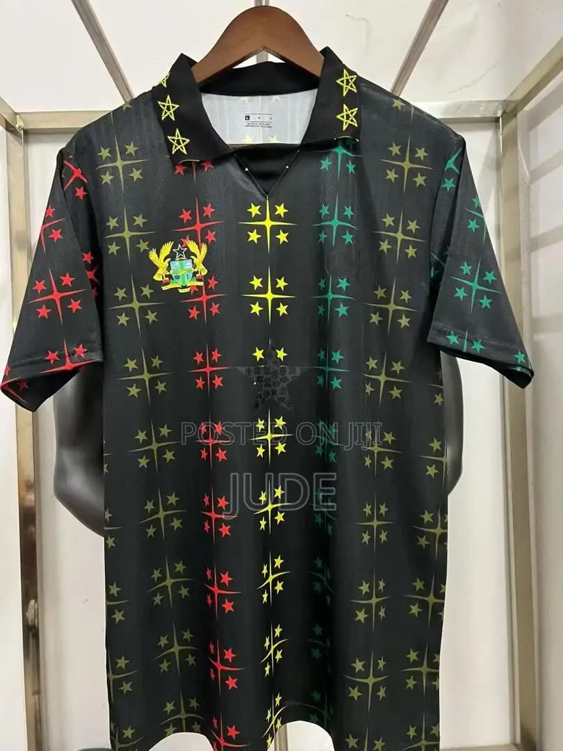 Ghana Coat of Arms Jersey (Black)