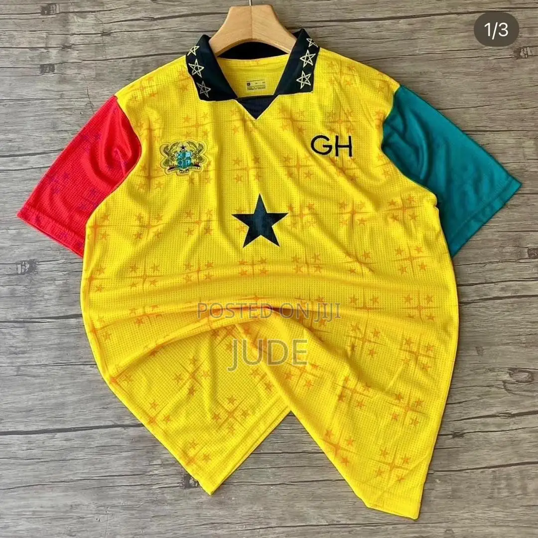 Ghana Coat of Arms Jersey (Black)