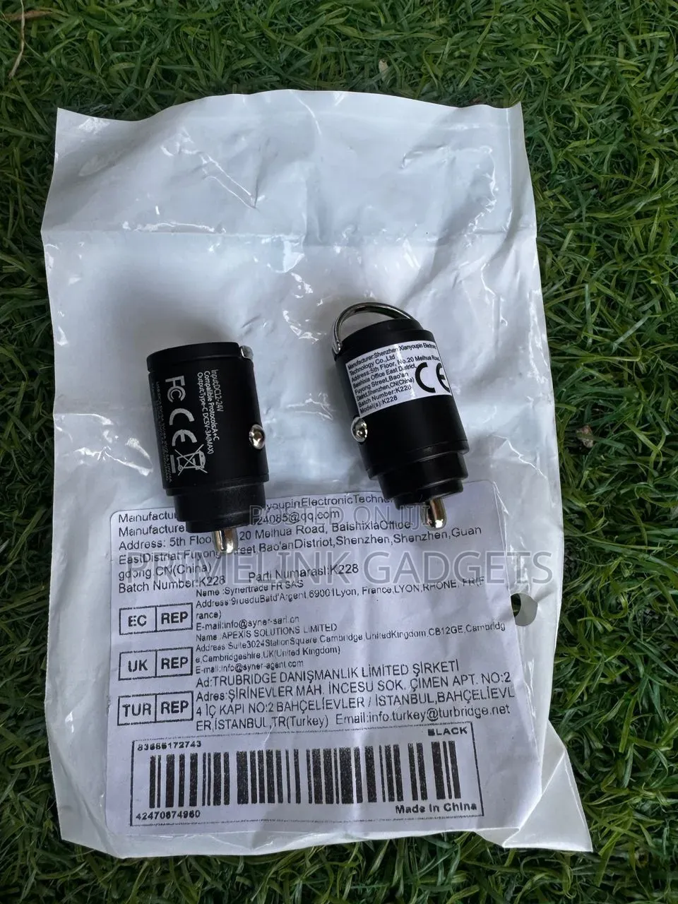 100w Fast Car Phone Charger ,Ultra-Mini Metal Fast Adapter