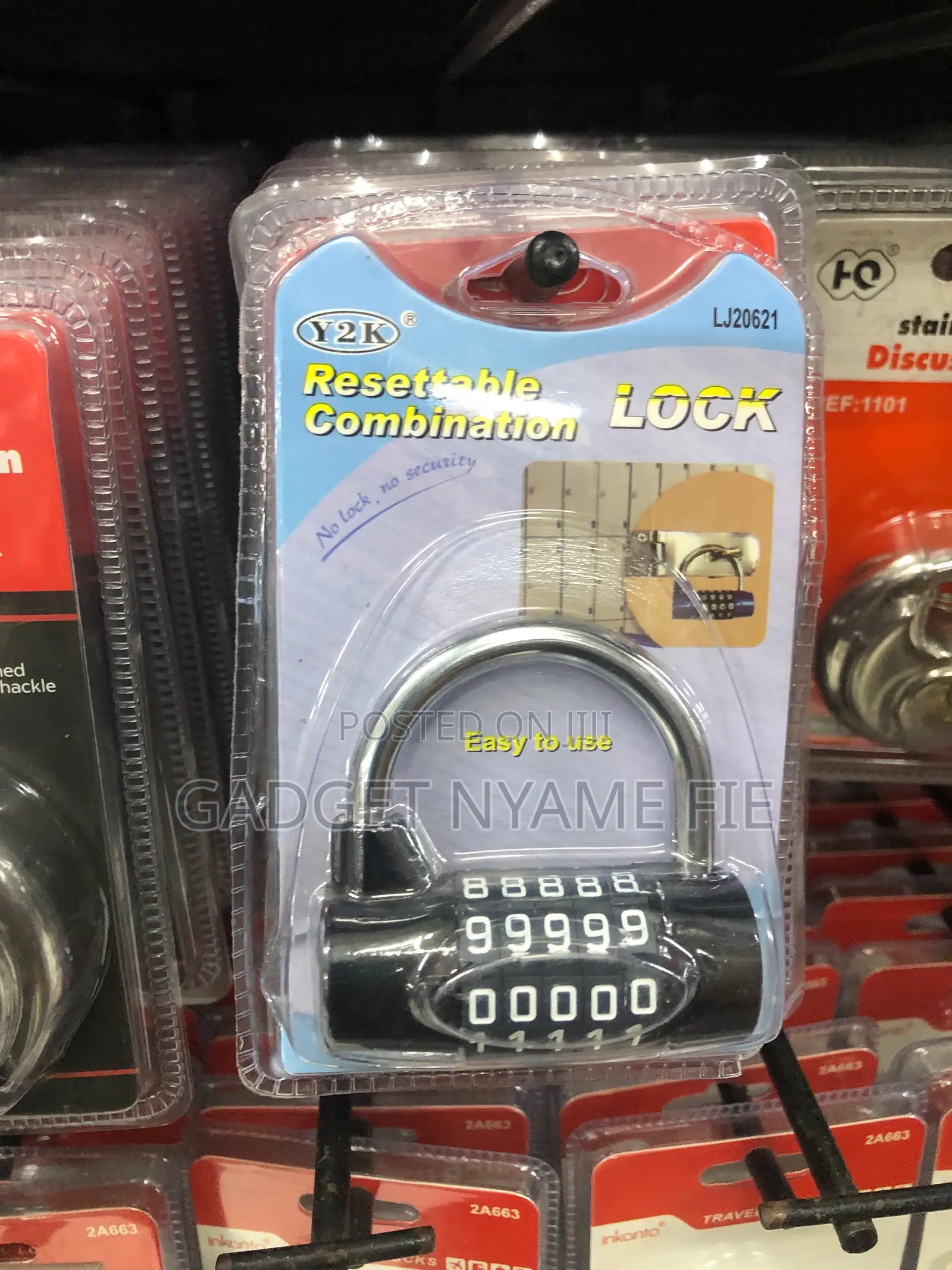70mm Combination Locker Padlock