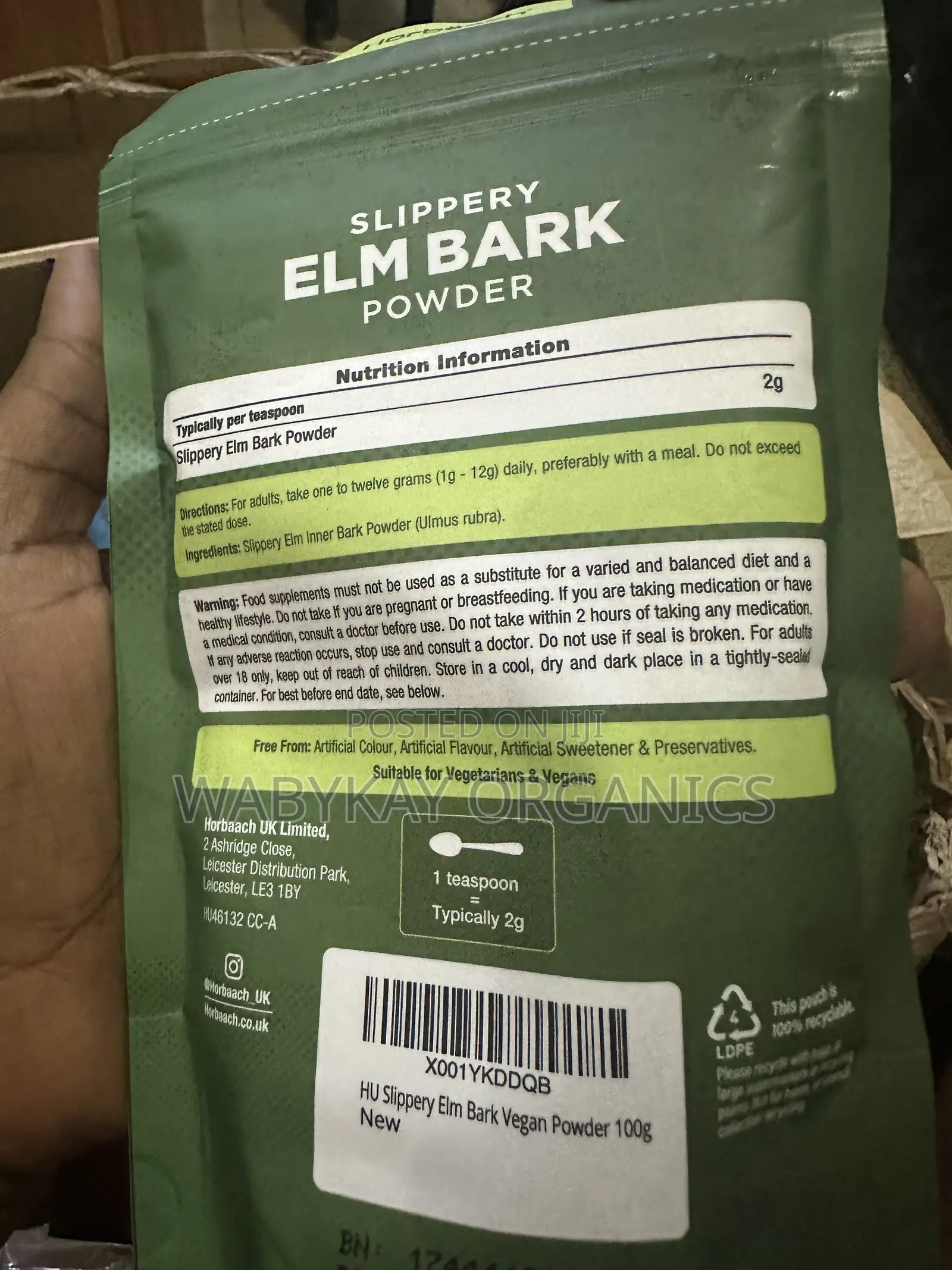 Slippery Elm Back 5000mg