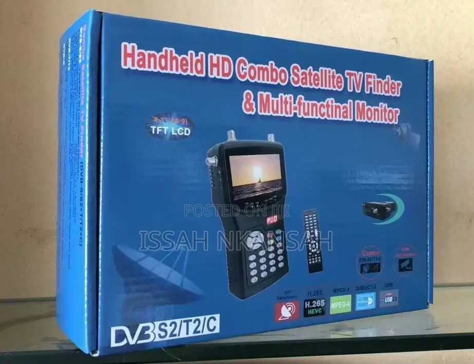 4,3”Handheld Satellite Finder Combo CCTV Monitor