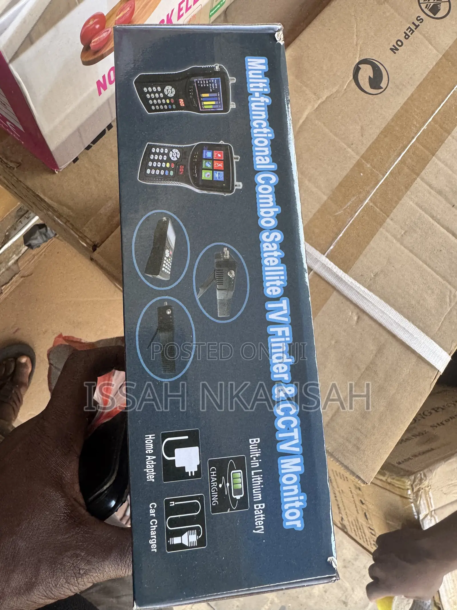 4,3”Handheld Satellite Finder Combo CCTV Monitor