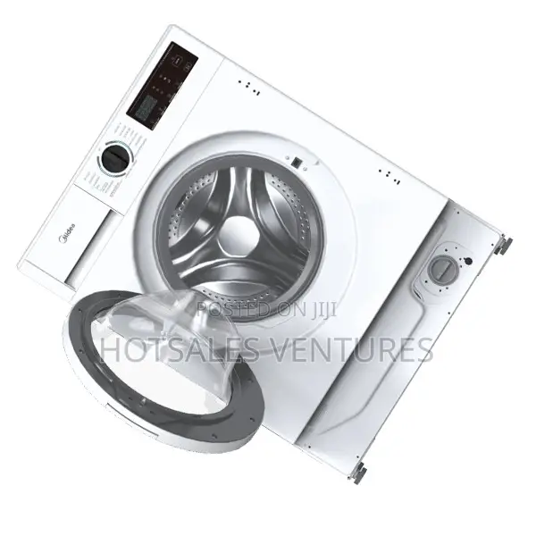 Best Midea 8kg/6kg Inverter Wash Dry Built-in - Mfa06d80b/W