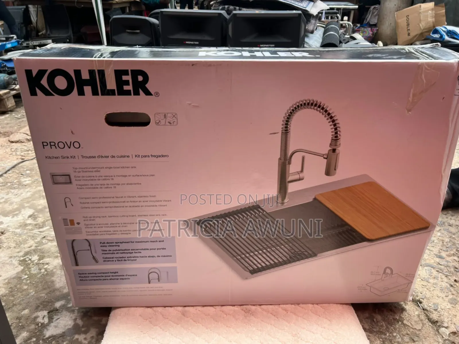 Brand New Kohler Stainless Kitchen Sink For Home And Commercial Use.