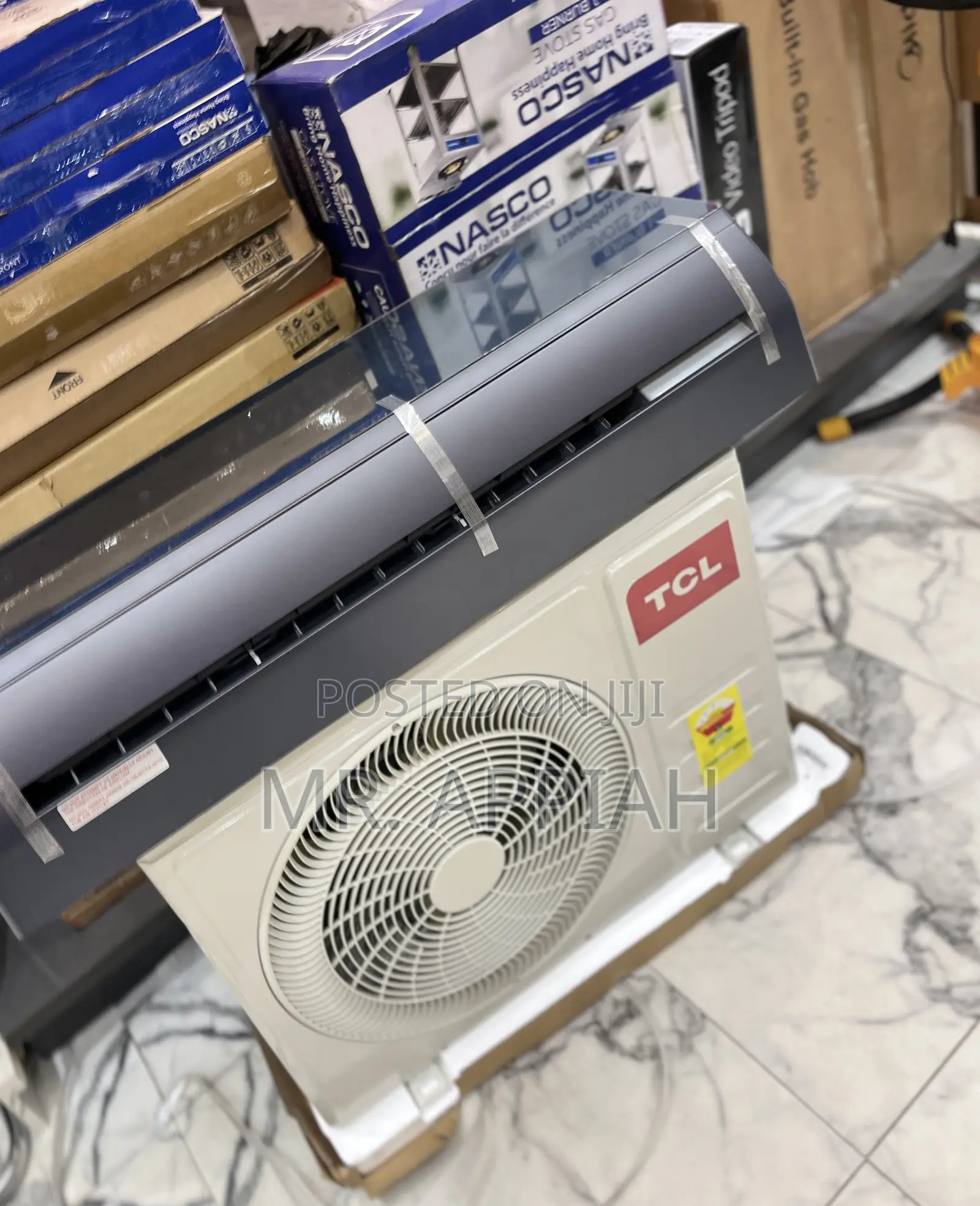 Efficient TCL 1.5hp Split Mirror Inverter Air Conditioner(Black).