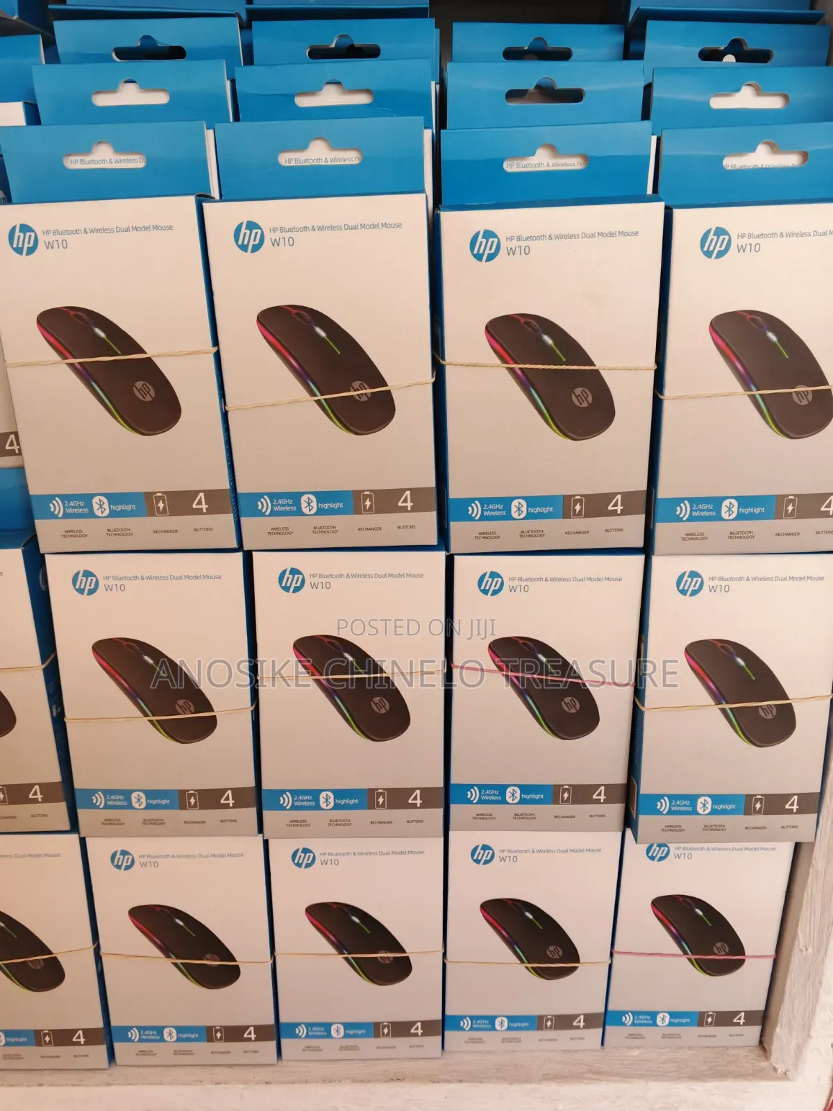 Hp Bluetooth And Wireless Dual Model Mouse (W10)