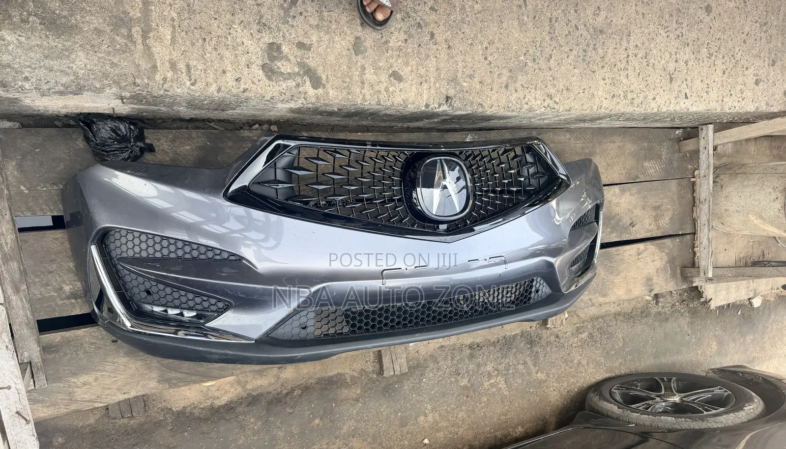 Acura RDX 2018-22 Front Bumper Complete With Black Grille