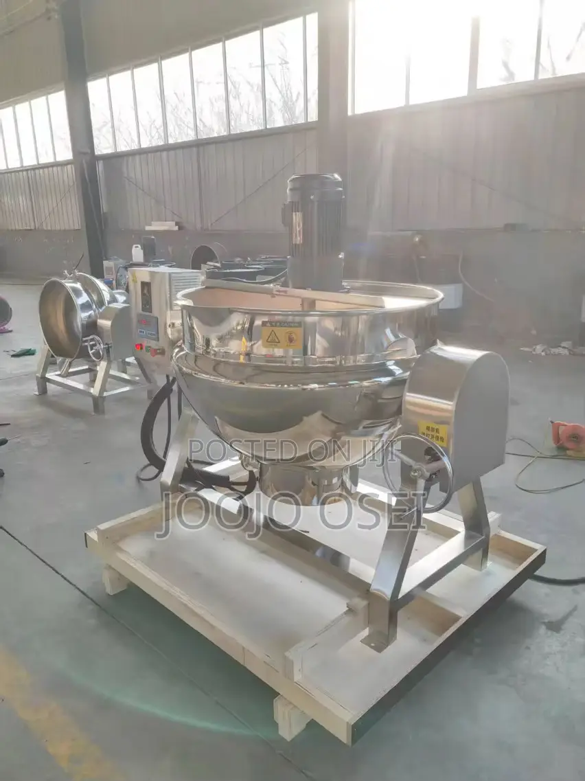 300l Industrial Electric Cooking Jack Kettle With Automatic Stirrer