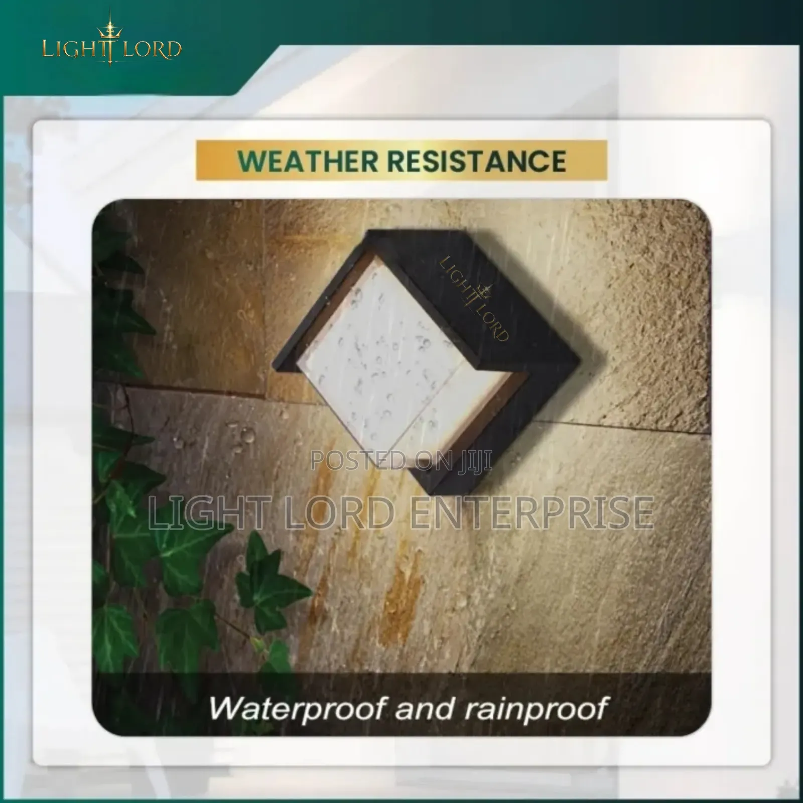 Sconce Square Wall Light Warm City