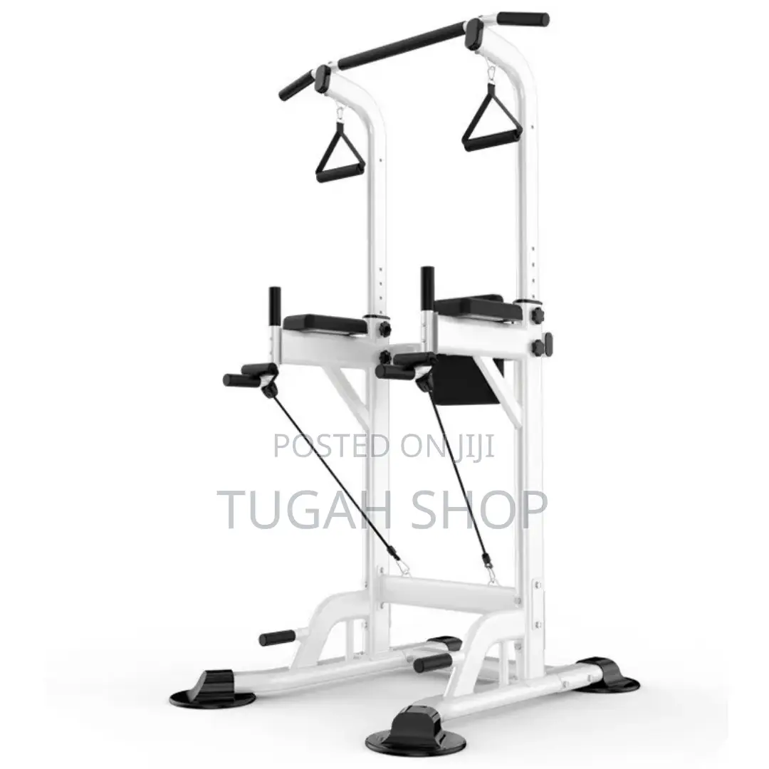 Multifunctional Adjustable Dip Bar and Pull-Up Station - Power Tower