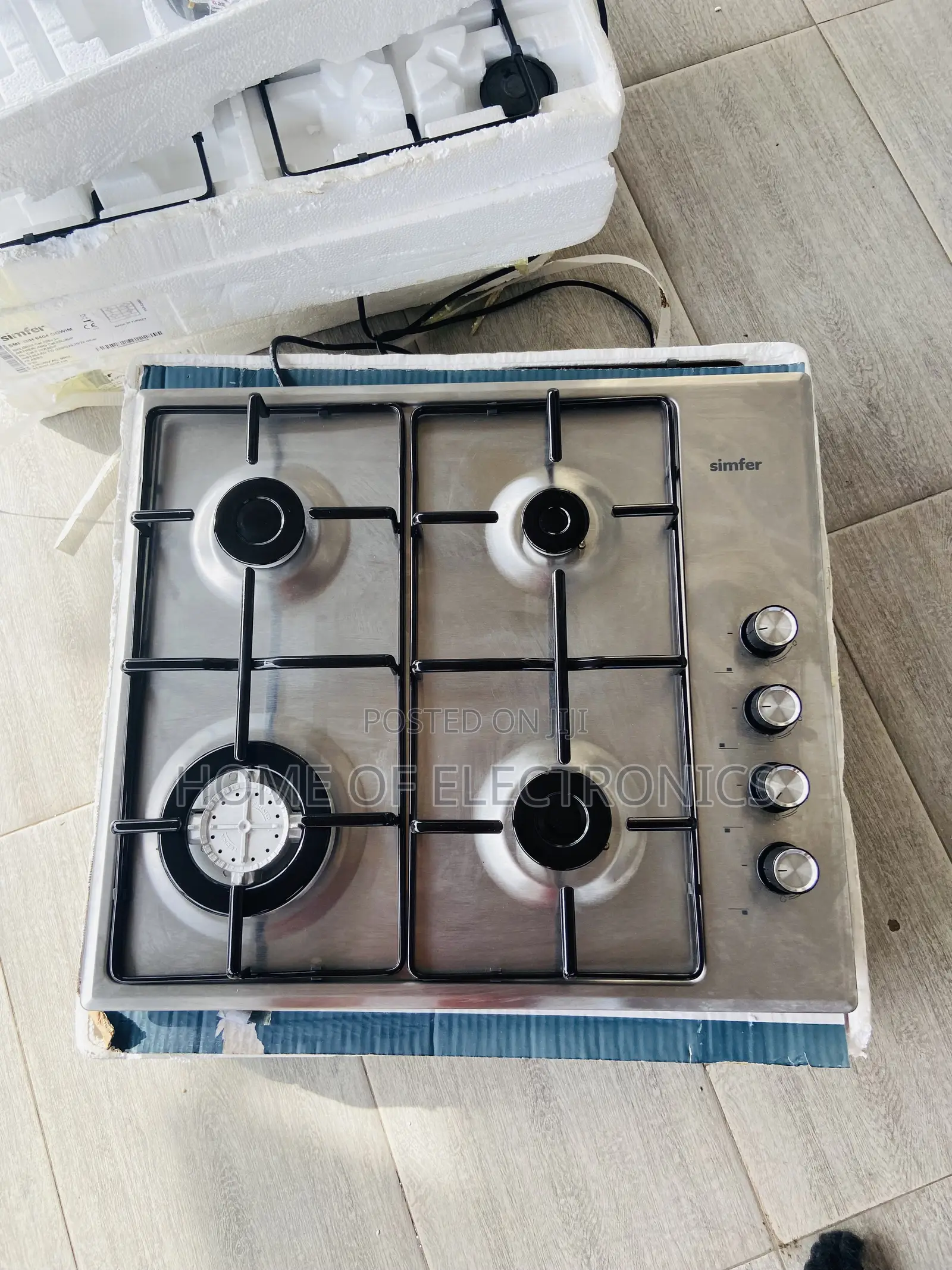 Simfer 4 Burner All Gas in-Built Hub