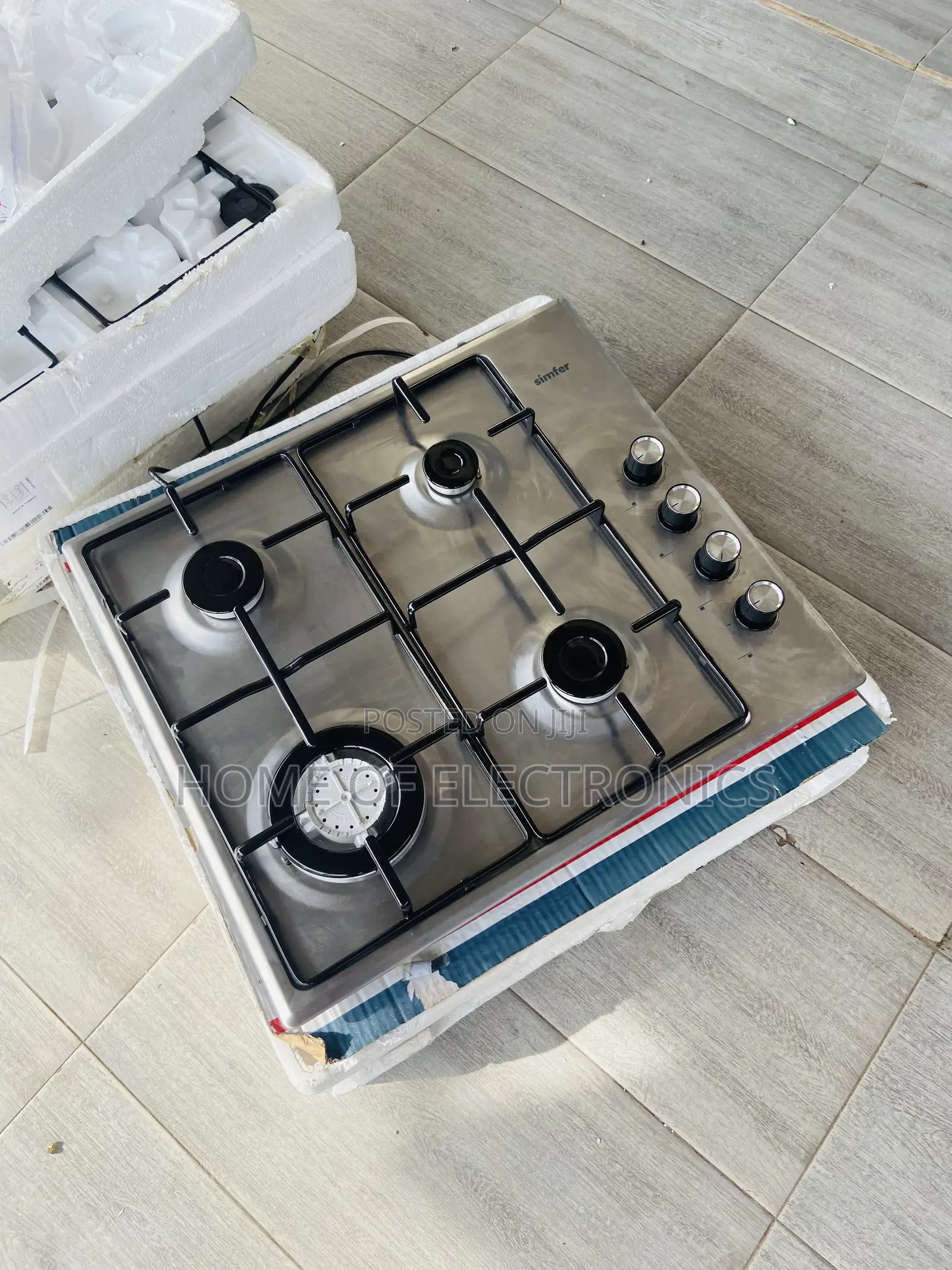 Purchase Simfer 4 Burner All Gas in-Built Cooker Hub