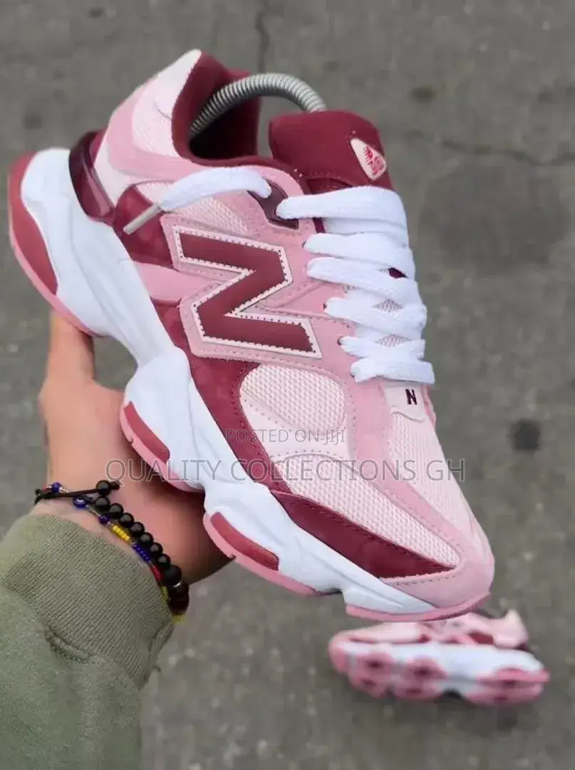 New Balance 9060 Pink and Burgundy