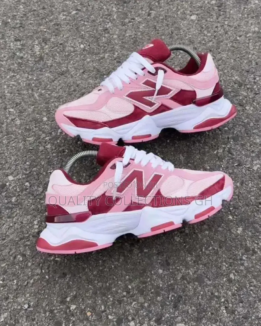New Balance 9060 Pink and Burgundy