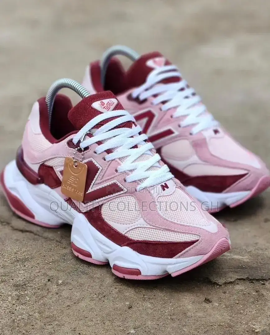 New Balance 9060 Pink and Burgundy
