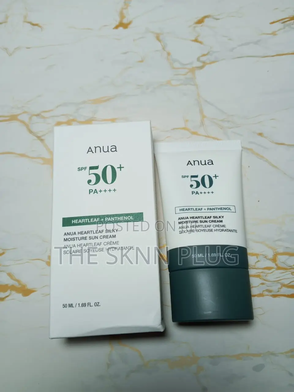 Anua Heartleaf Silky Moisture Sun Cream SPF 50+