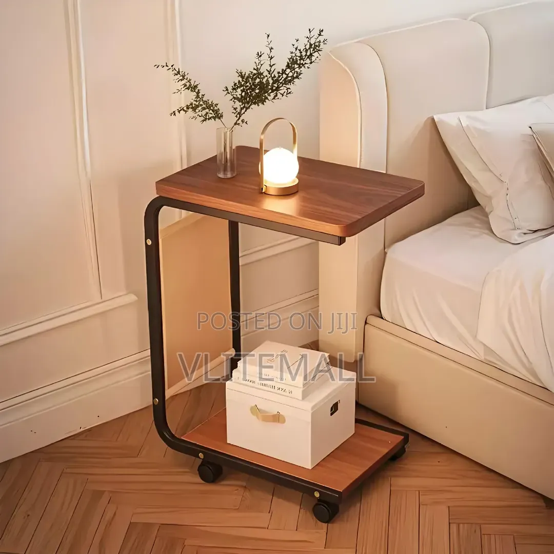C. Shape Modern Trolley Table