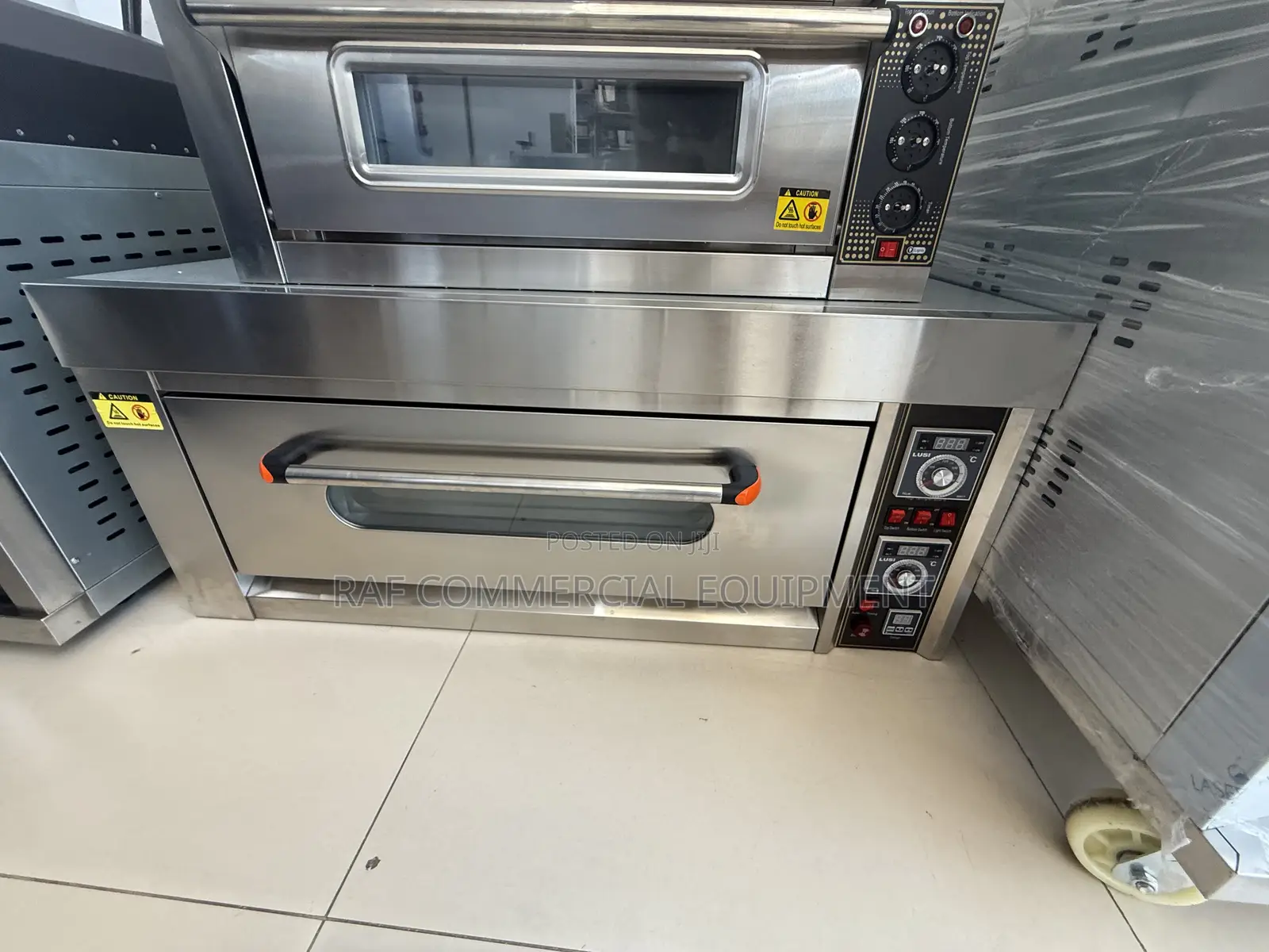 Commercial Single Deck 2 Tray Electric Baking/Pizza Oven
