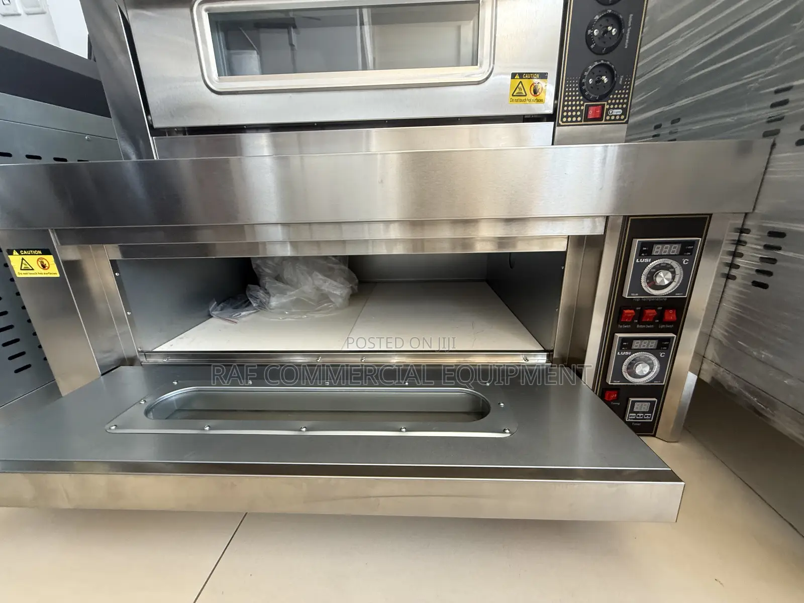 Commercial Single Deck 2 Tray Electric Baking/Pizza Oven